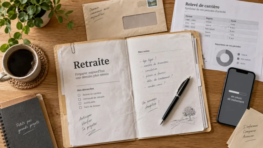 Dossier retraite en cours de traitement : 4 étapes et les bons réflexes après 5 mois
