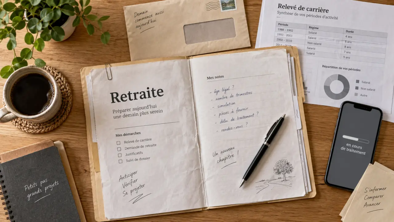 Dossier retraite en cours de traitement : 4 étapes et bons réflexes