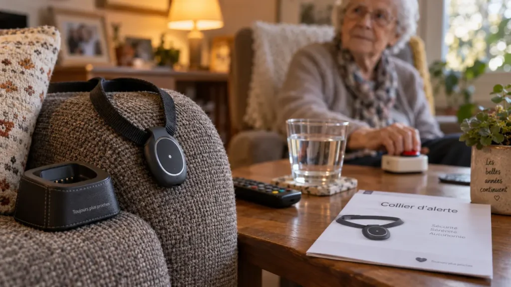 Collier de chute pour personne âgée : une alerte utile, à condition de tester toute la chaîne d’aide