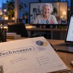 Technosens : seniors connectés et données d’entreprise (KPI) en bureau